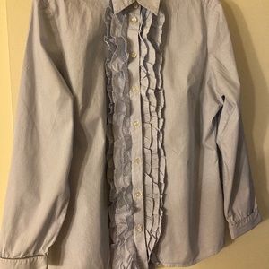 Eddie Bauer light blue cotton button down.